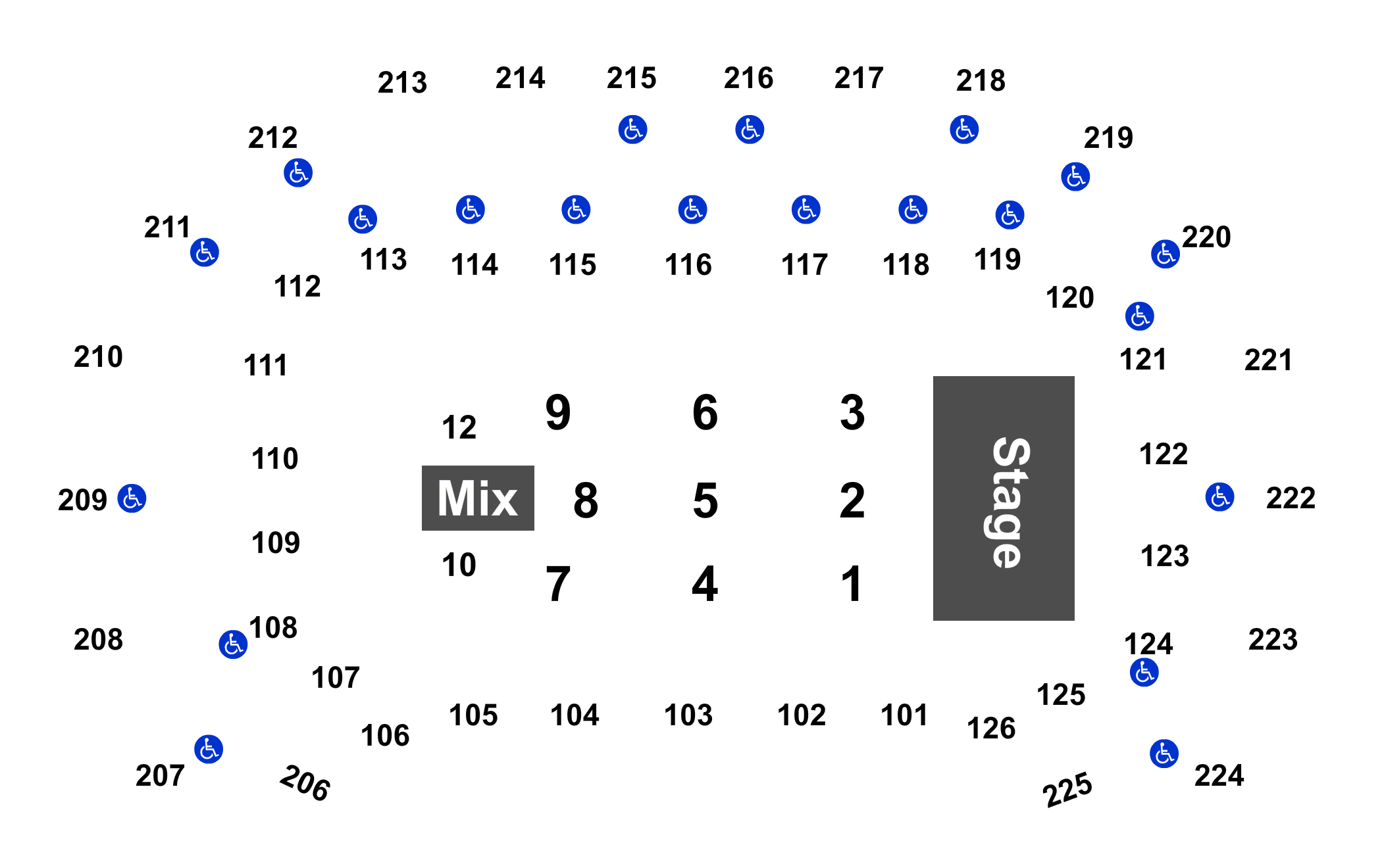 Intrust Bank Arena Seating Chart With Seat Numbers
