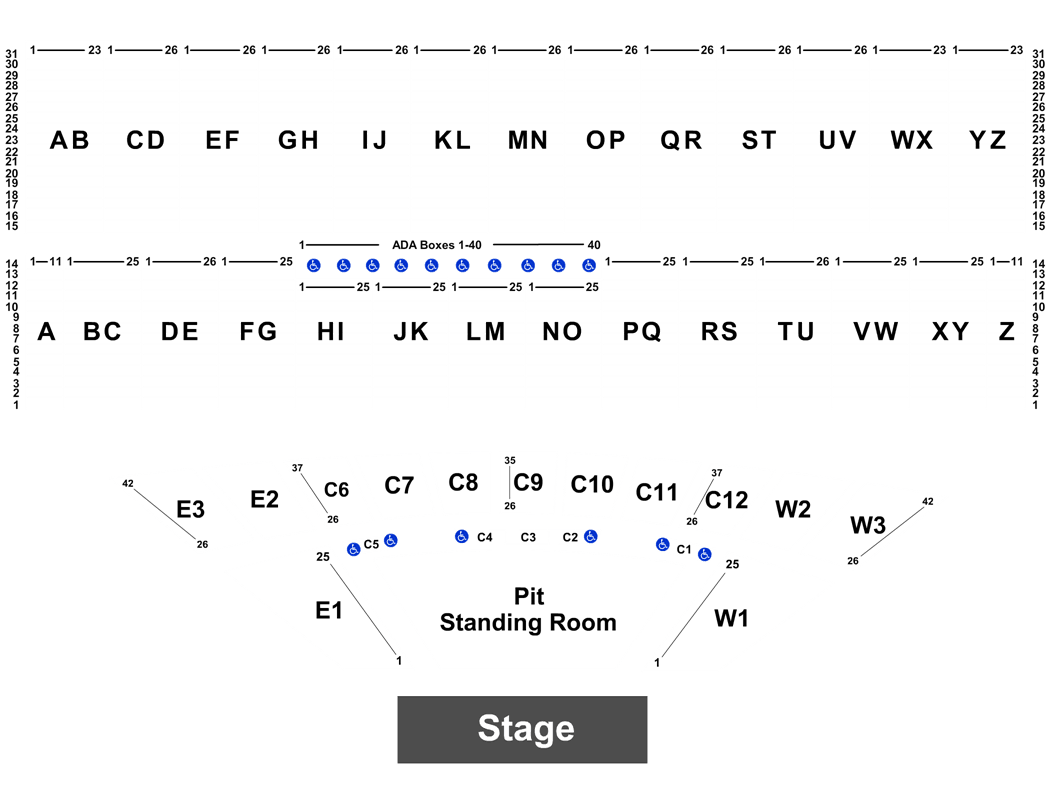 Iowa State Fair Zac Brown Band Seating Chart