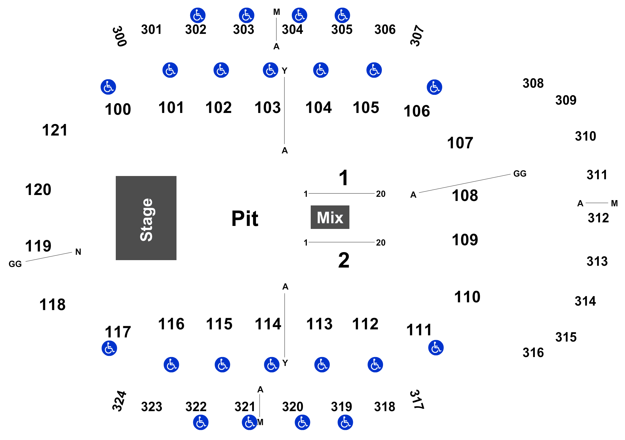 Seating Chart For Vystar Memorial Arena