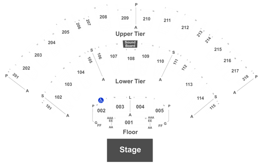 James Knight Center Seating Chart