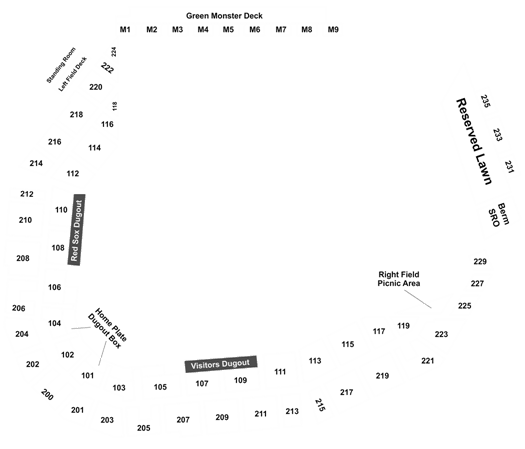 JetBlue Park Seat Map