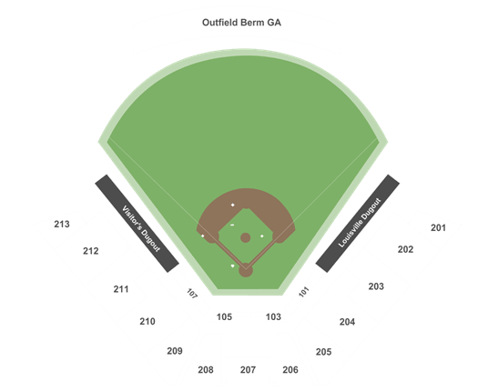 Louisville Cardinals Baseball Seating Chart