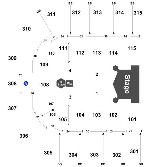 John Paul Jones Arena Seating Chart Luke Bryan