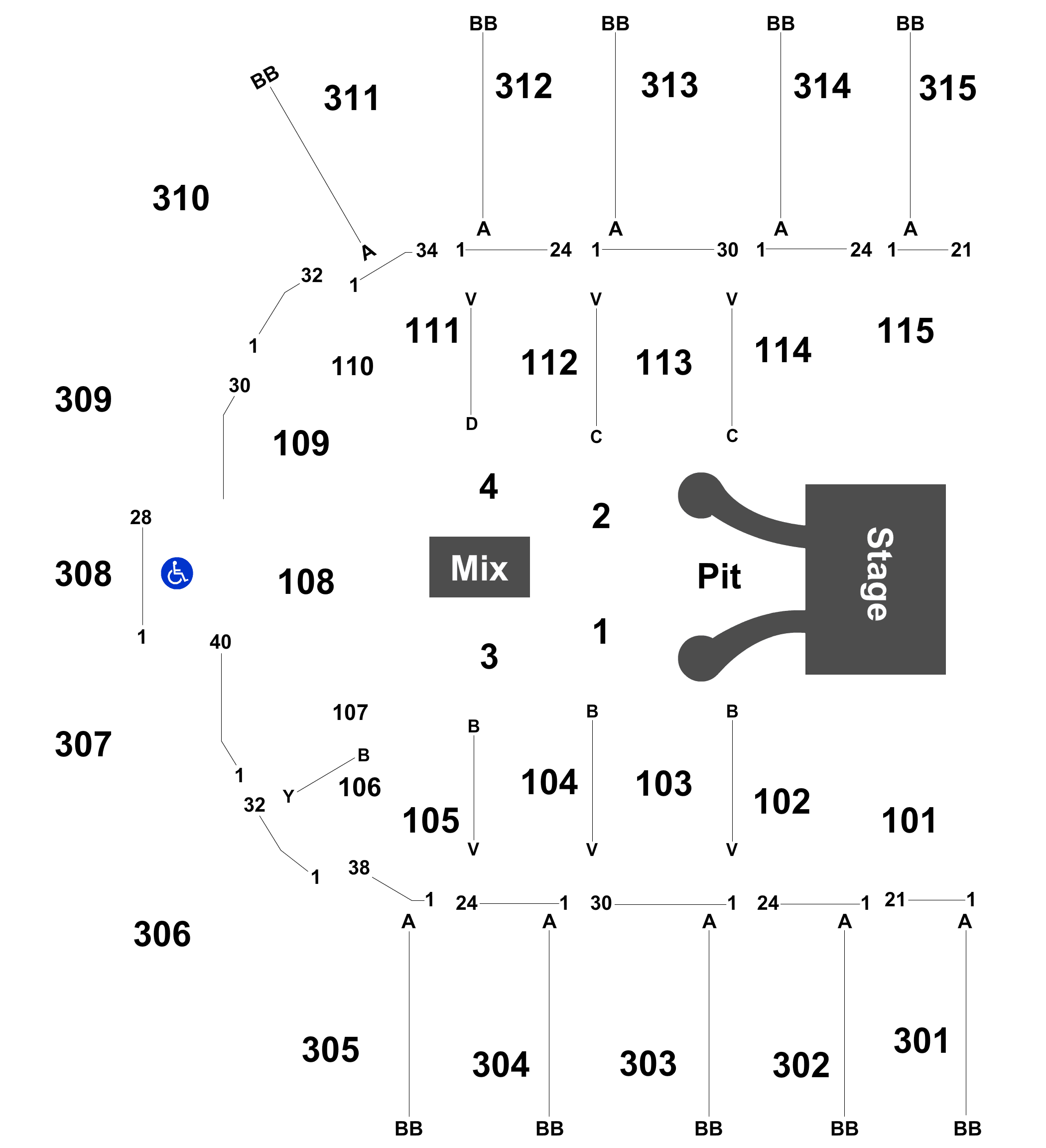 John Paul Jones Arena Seating Chart Wwe