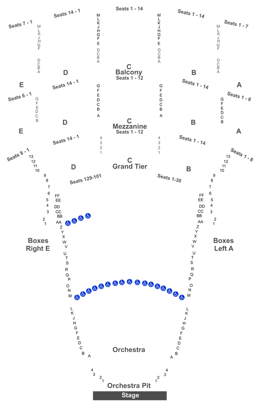 Houston Symphony Jones Hall Seating Chart
