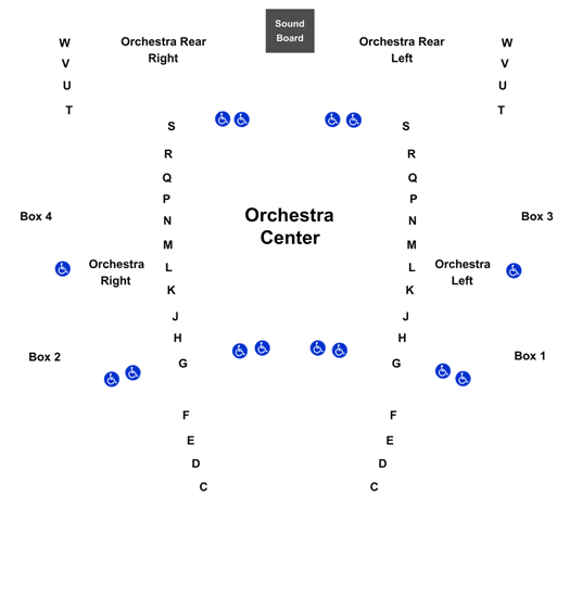 Kennedy Center Terrace Theater Seating Chart