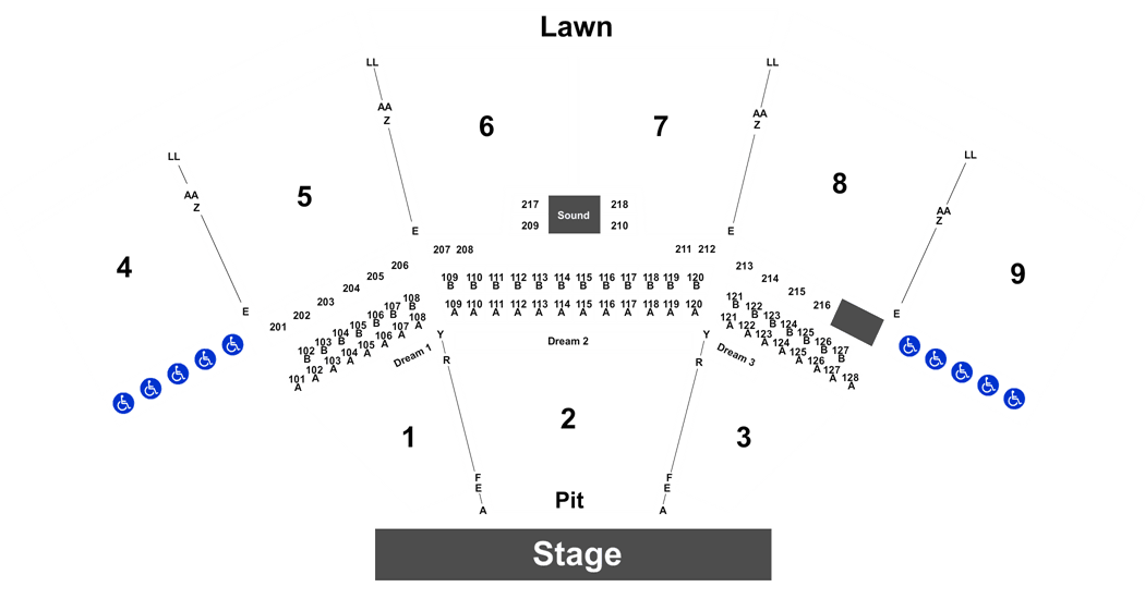 Keybank Pavilion Seating Chart View