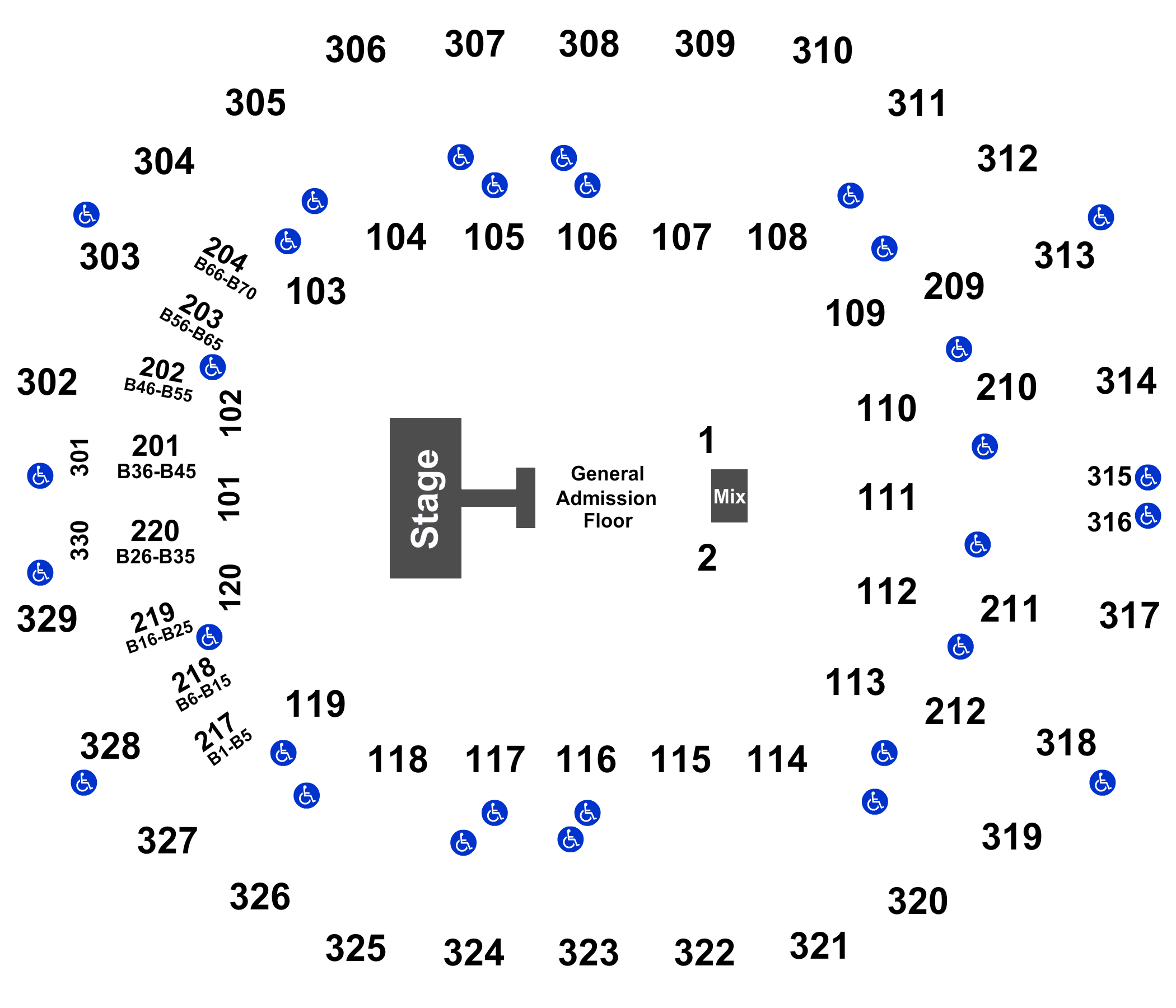 Yum Center Basketball Seating Chart