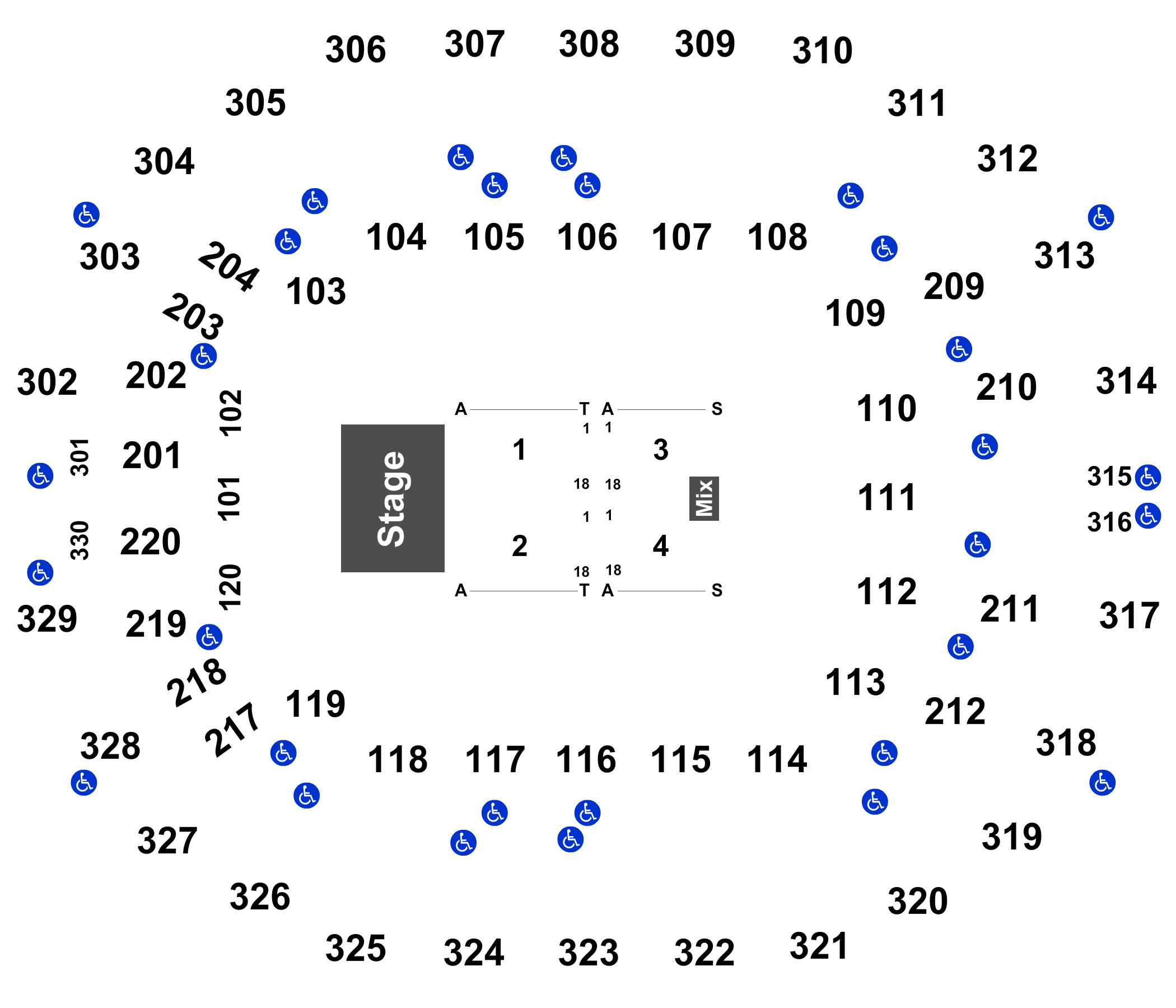 Louisville Palace Seating Chart With Seat Numbers