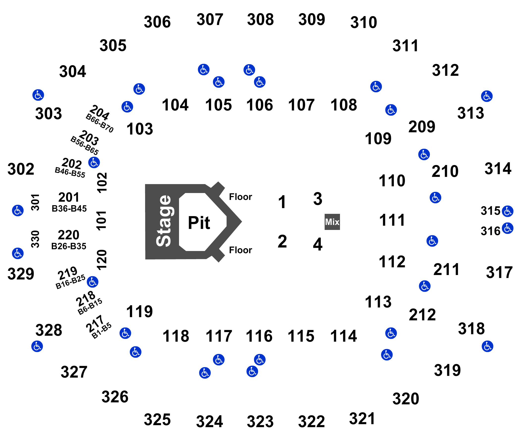 Kfc Yum Center Seating Chart