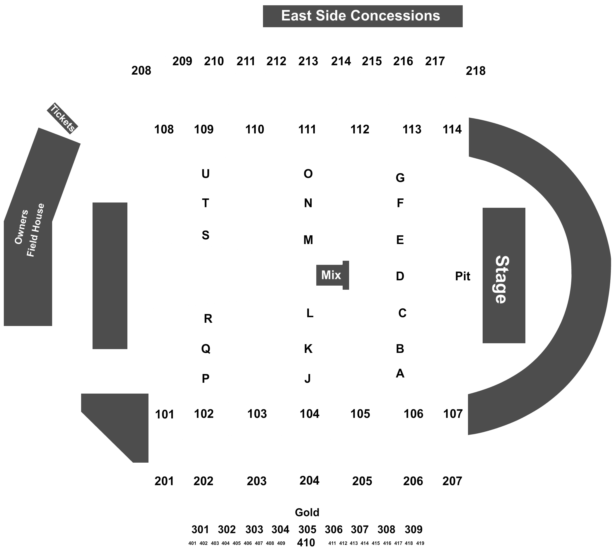 Luke Combs Kidd Brewer Stadium Seating Chart