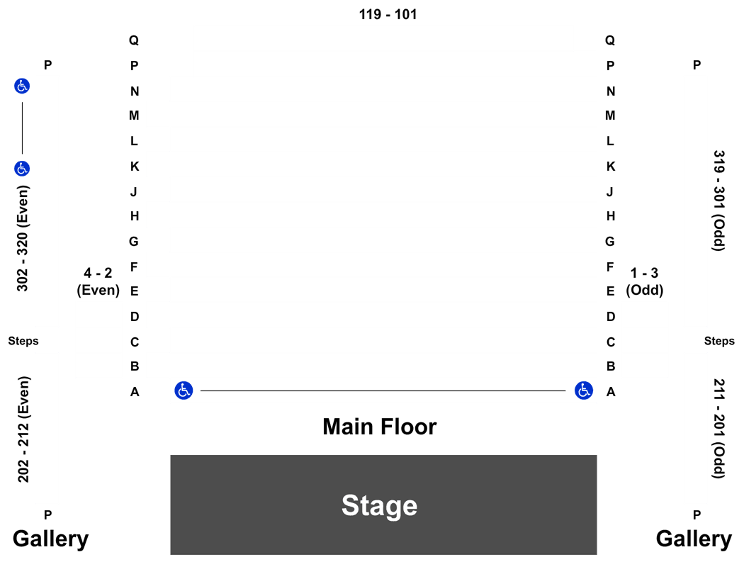 Kirk Theatre Seating Chart