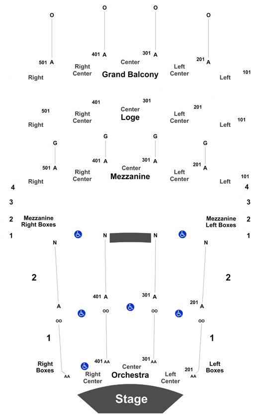 Kodak Hall At Eastman Theatre Seating Chart