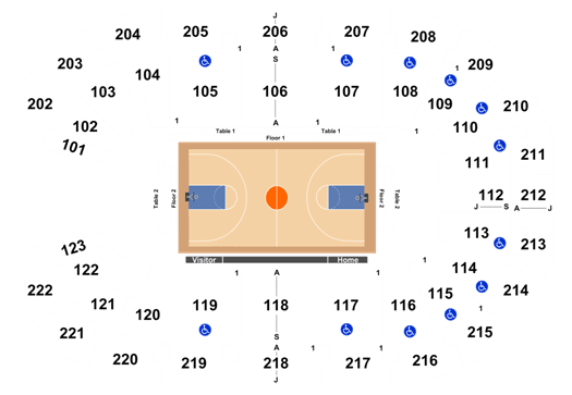 Landers Center Seating Chart Map