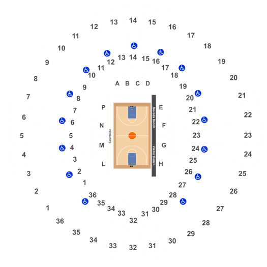 Unlv Rebels Basketball Seating Chart