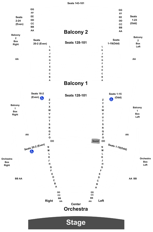 Ku Lied Center Seating Chart