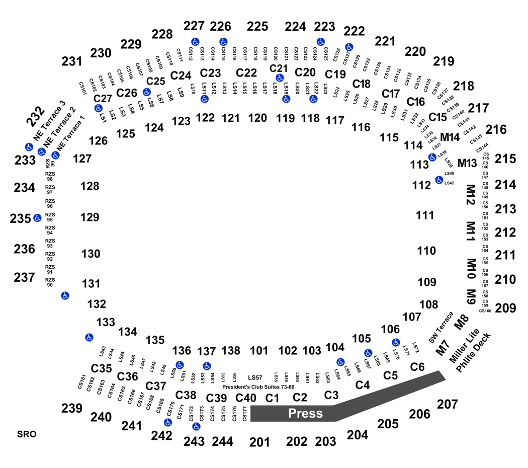 Philadelphia Eagles Interactive Seating Chart