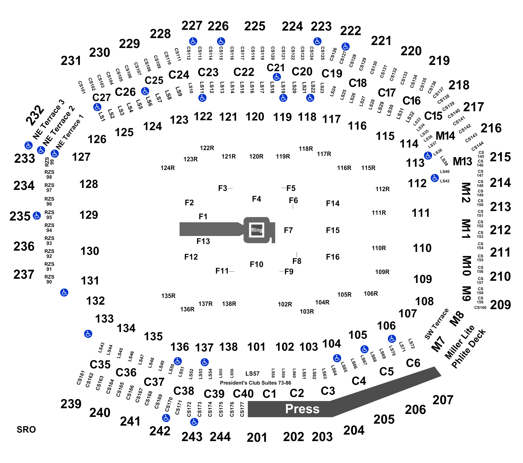 wrestlemania 30 seating chart