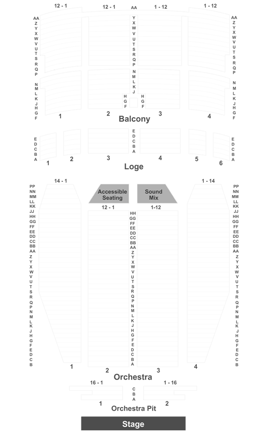 Louisville Palace Seating Chart Concert
