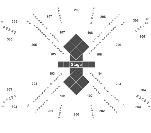 Love Theater Seating Chart Mirage