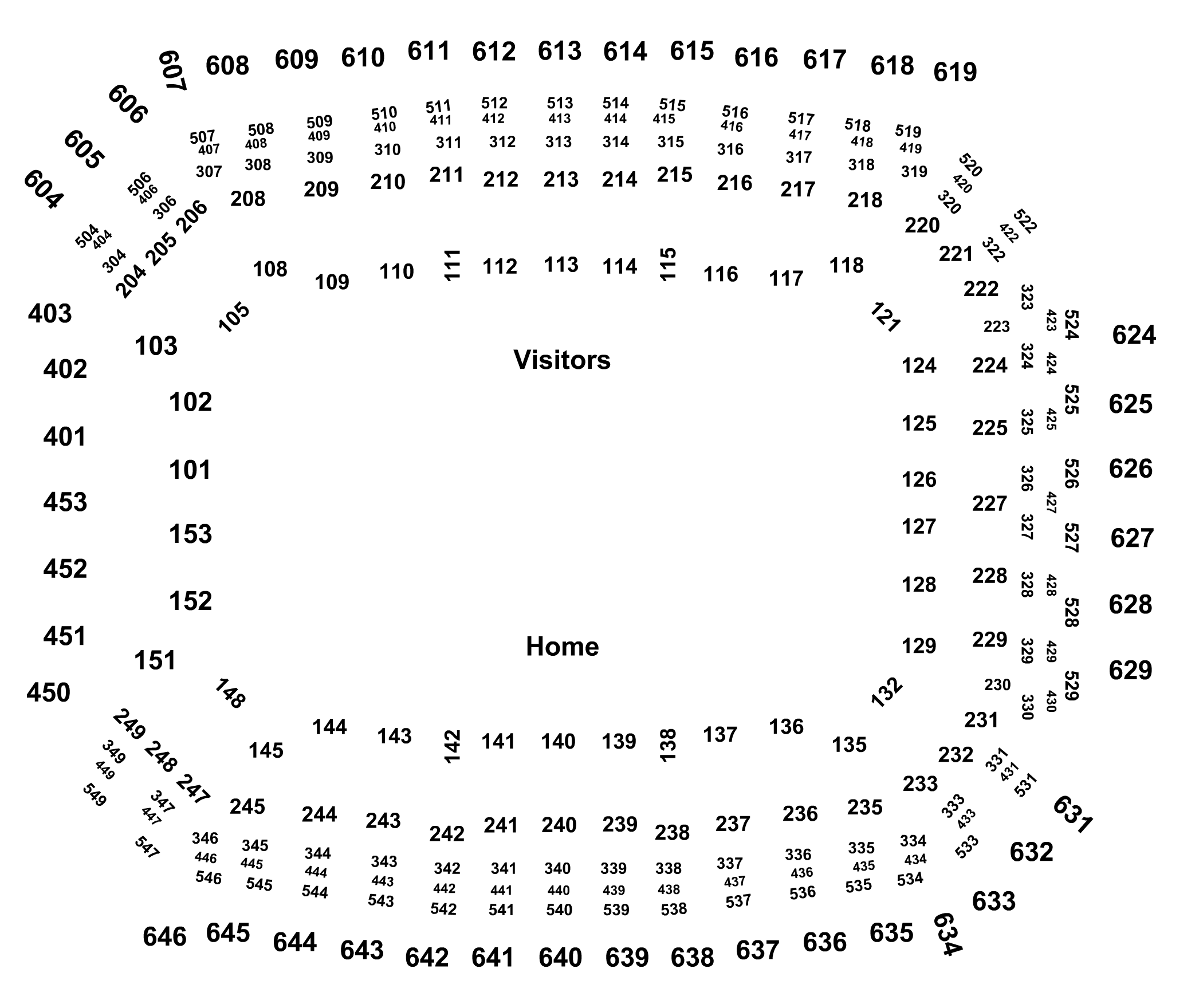 Lucas Oil Stadium Big Ten Championship Seating Chart