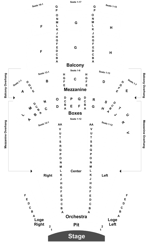 The Majestic Dallas Seating Chart