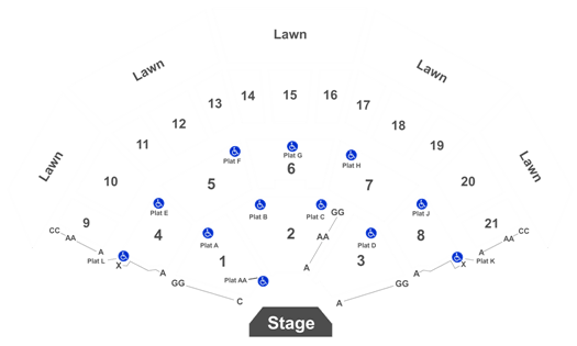 Marcus Amphitheater Seating Chart