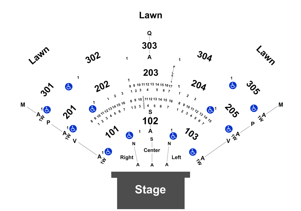 North Island Credit Union Amphitheatre Chula Vista Ca Seating Chart