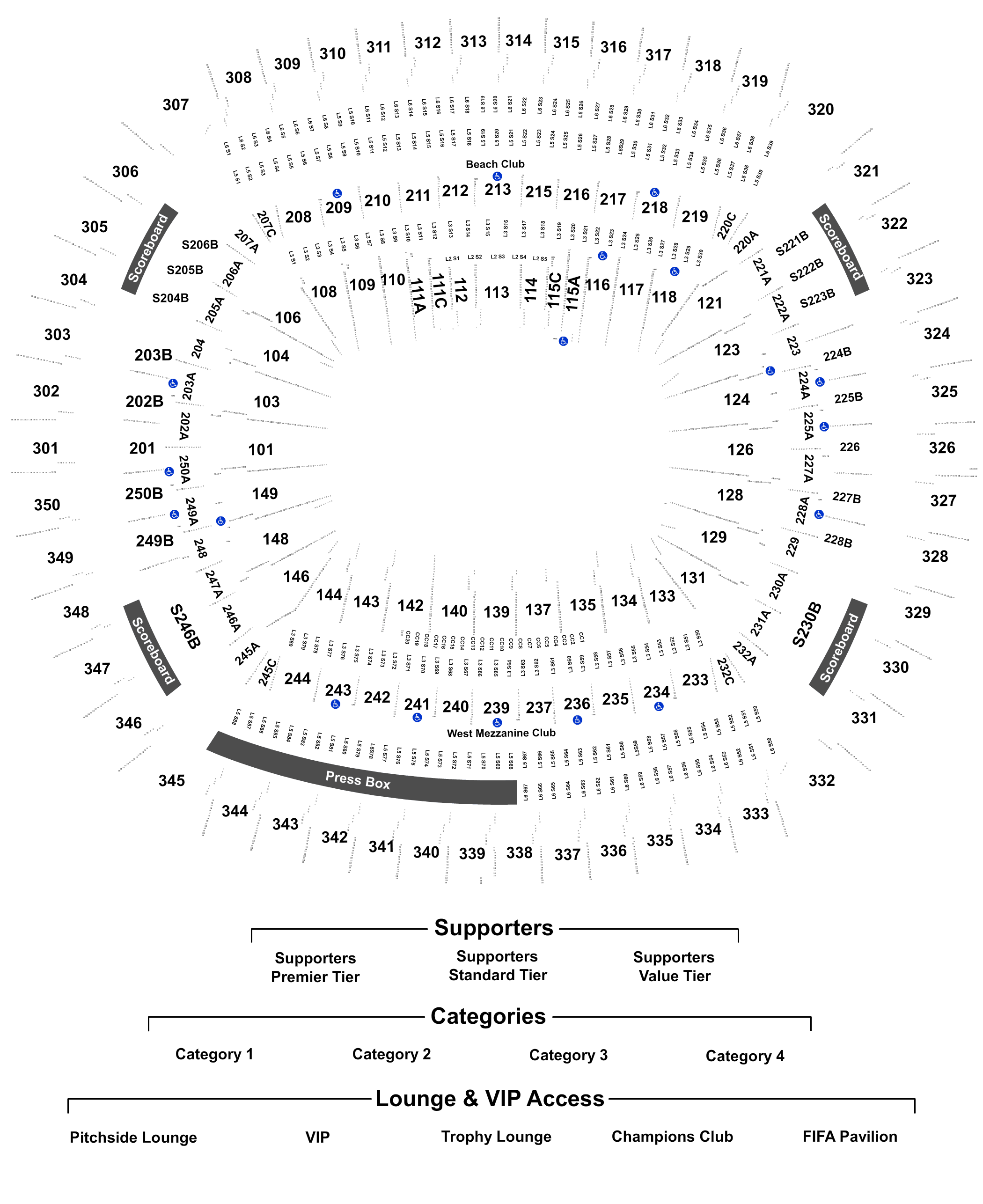 FIFA World Cup 26: Round of 16: W76 vs. W78 - Match 91 Tickets