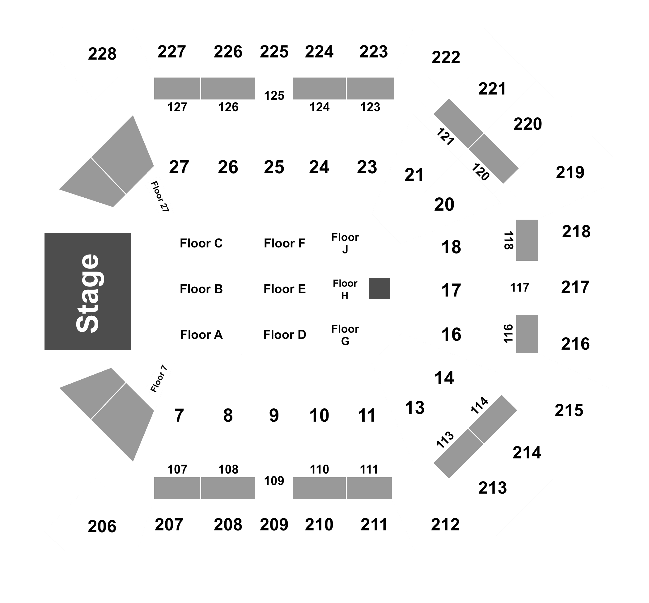 MGM Grand Garden Arena Concert Venue in Las Vegas 2025