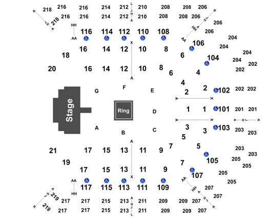 Grand Tour 4 Stadium Map - MLB, NFL, NBA, NHL