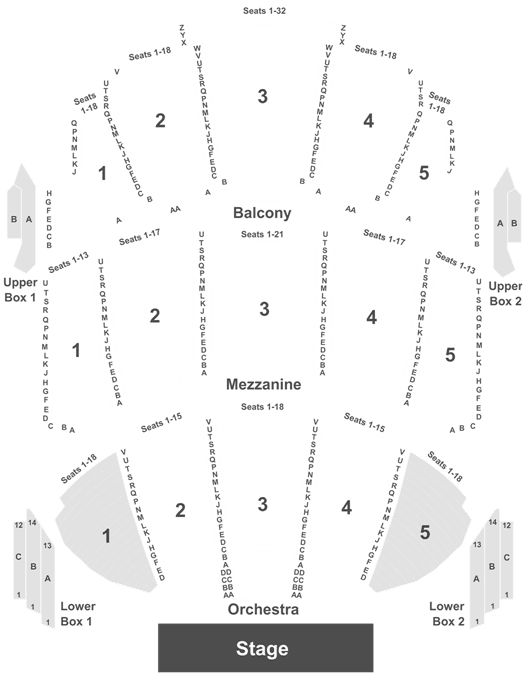Miller High Life Theatre Seating Chart
