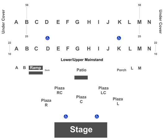 York Grandstand Seating Chart