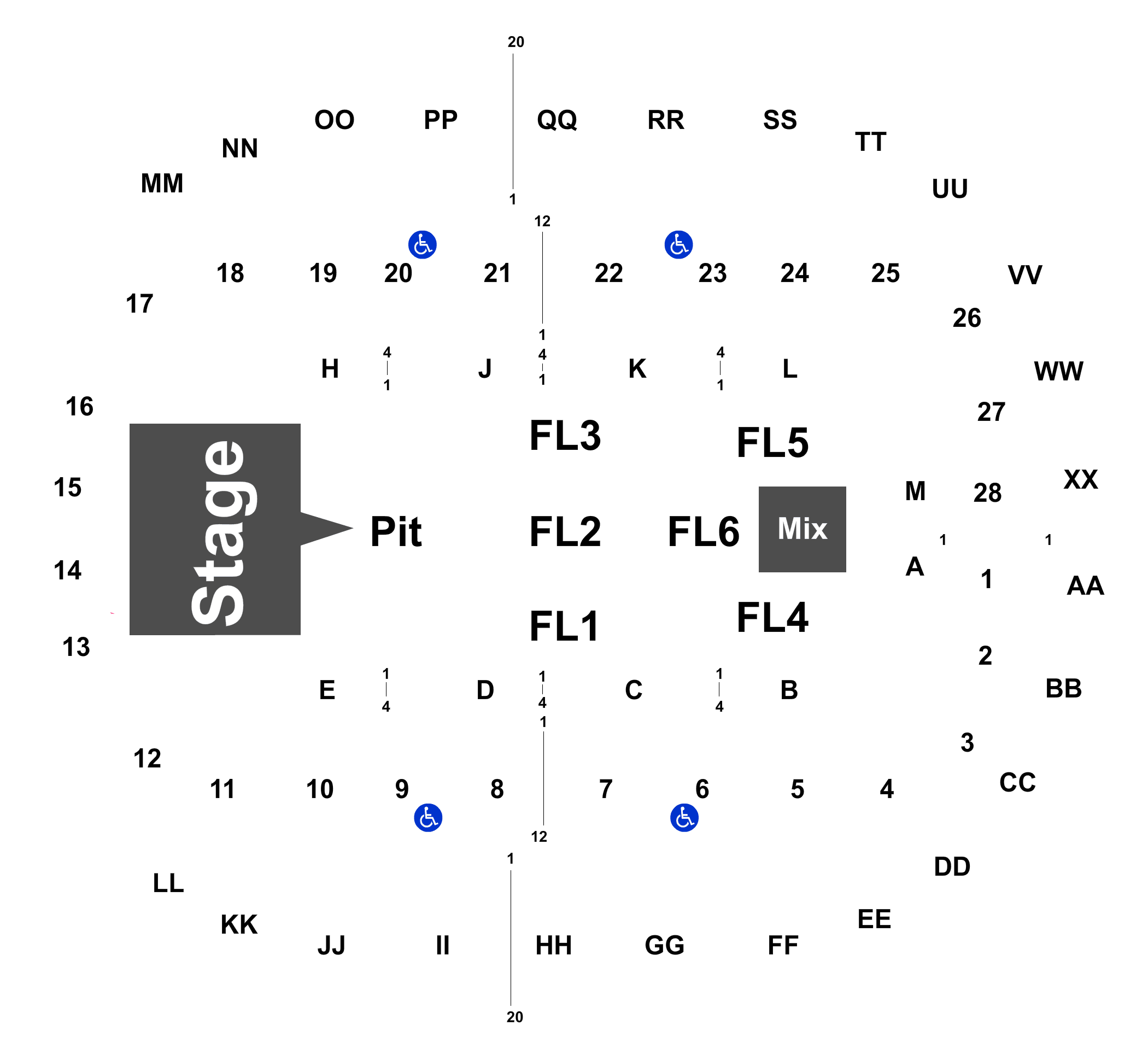 Biloxi Coliseum Seating Chart