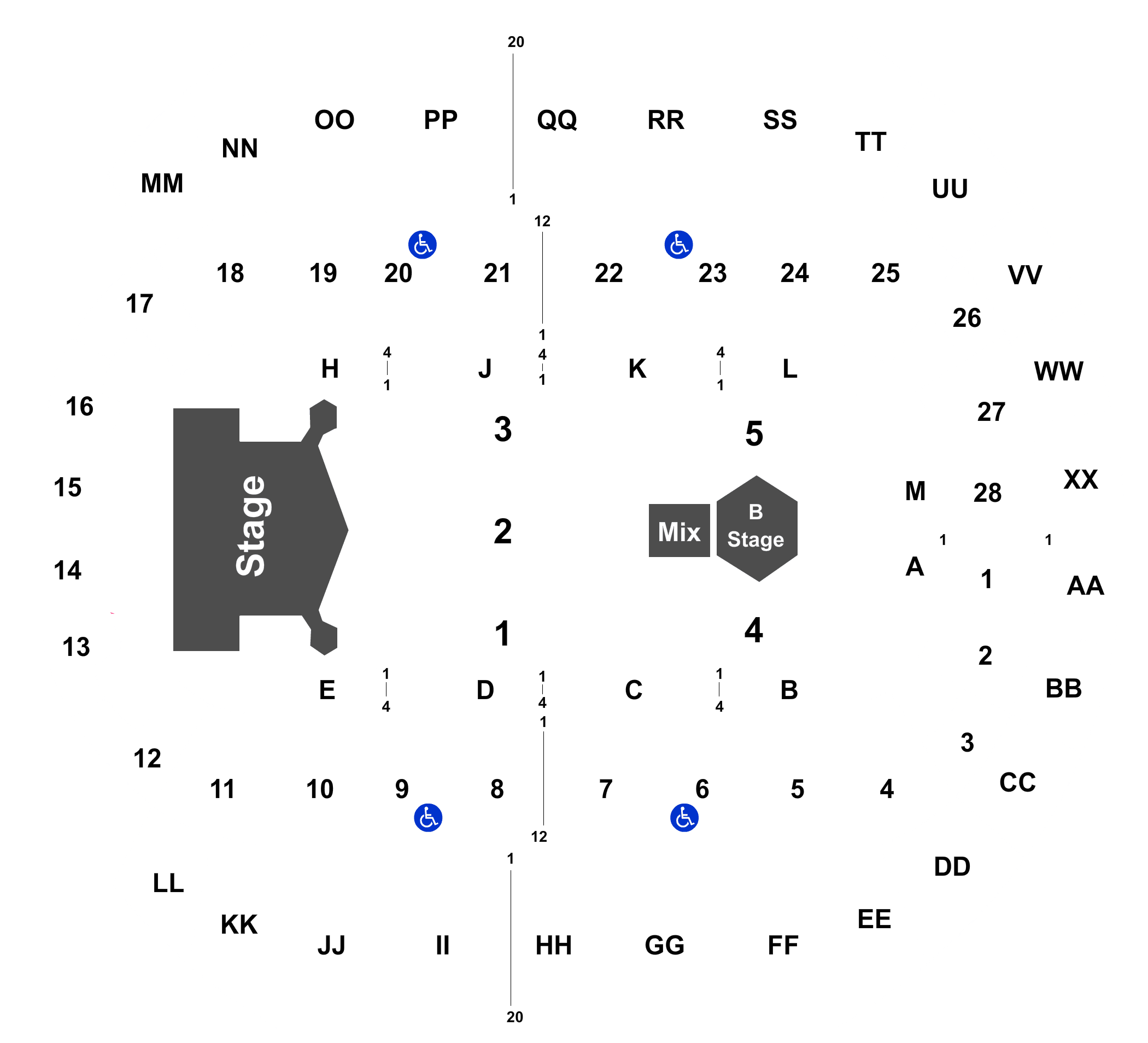 Biloxi Coast Coliseum Seating Chart