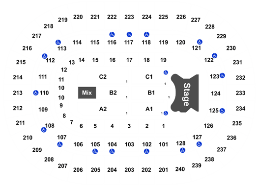 Nassau Coliseum Seating Chart Elton John