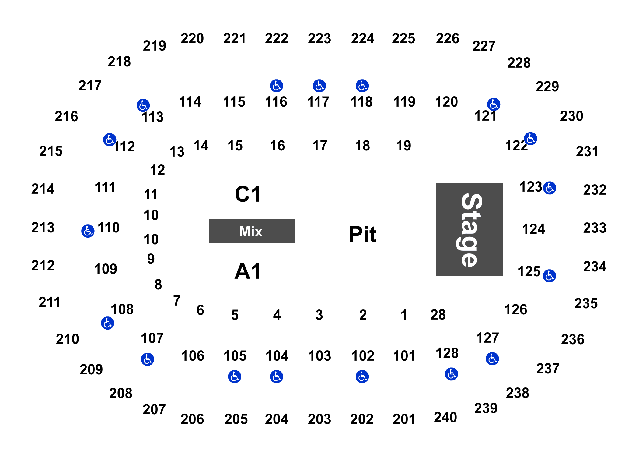 Veterans Memorial Coliseum Virtual Seating Chart