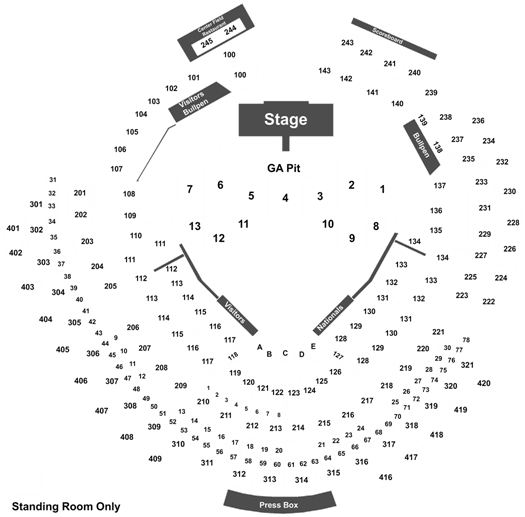 Nationals Park Interactive Seating Chart