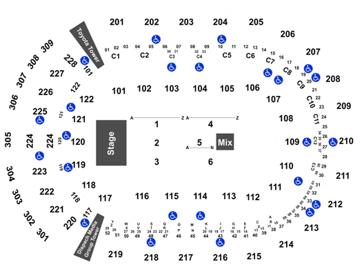 Nationwide Arena Seating Chart & Map