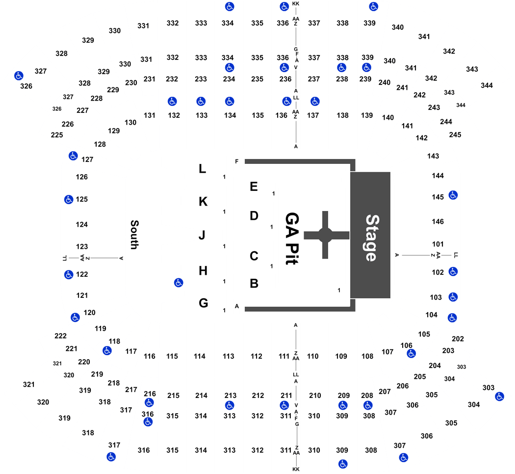 Eric Church Seating Chart Nissan Stadium