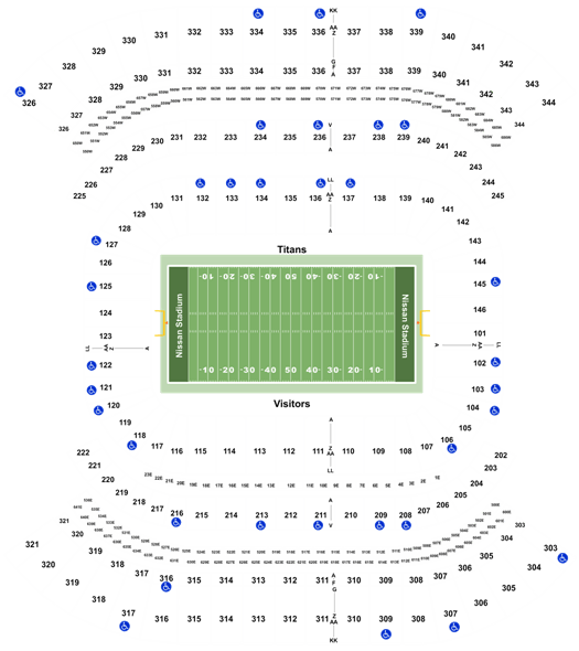 Tennessee Titans vs. Atlanta Falcons Tickets Sun, Oct 29, 2023 12:00 pm at  Nissan Stadium - Nashville in Nashville, TN