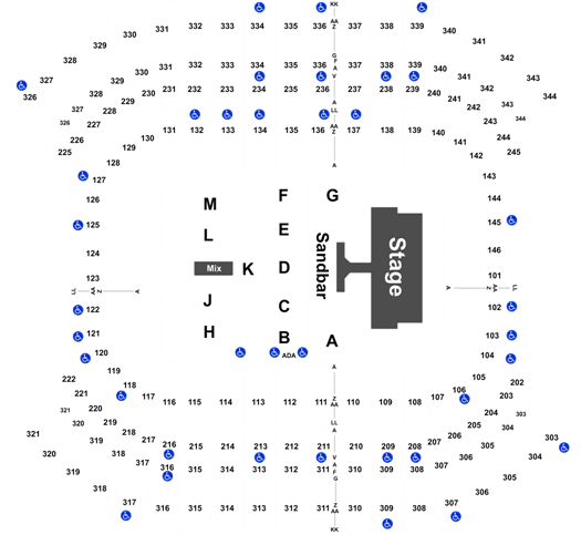 Nissan Stadium Kenny Chesney Seating Chart