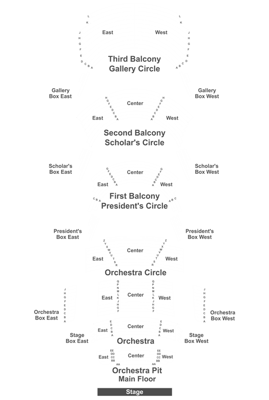 Northrop Auditorium Seating Chart