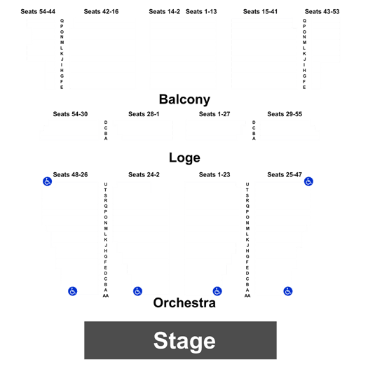 David Copperfield Theater Seating Chart