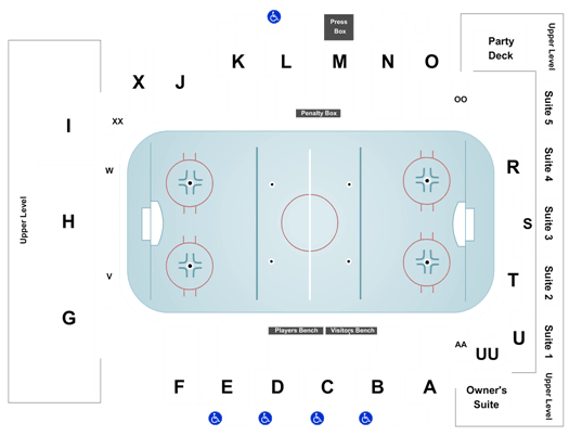 Nytex Sports Centre Seating Chart
