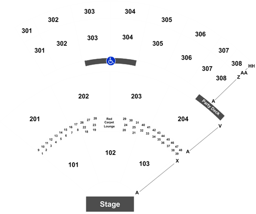 Verizon Wireless Music Center Birmingham Seating Chart