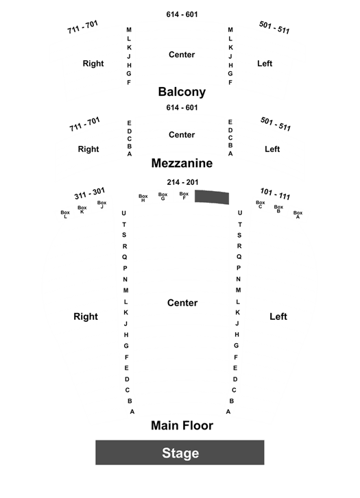 Ohio Theatre Cleveland Seating Chart