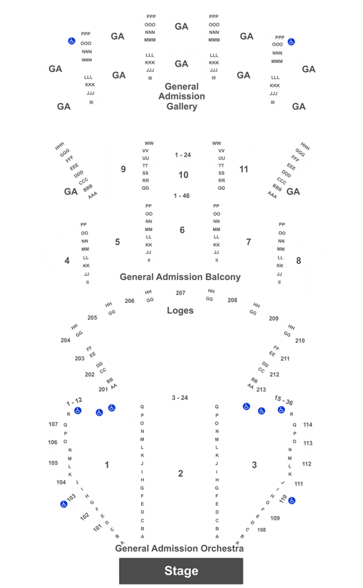 Orpheum New Orleans Seating Chart