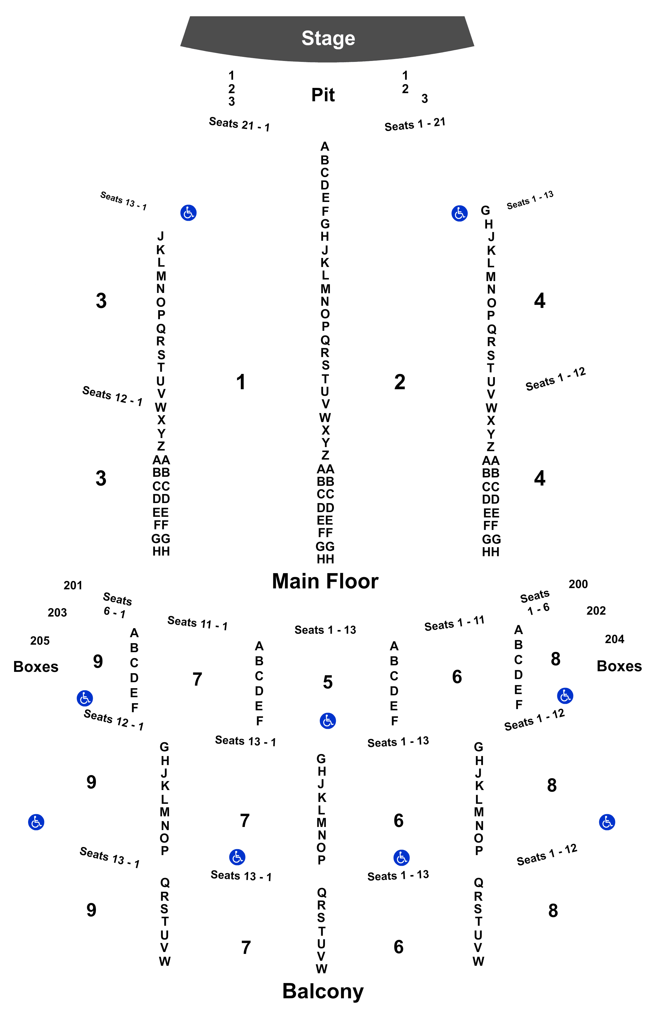 Orpheum Mpls Seating Chart