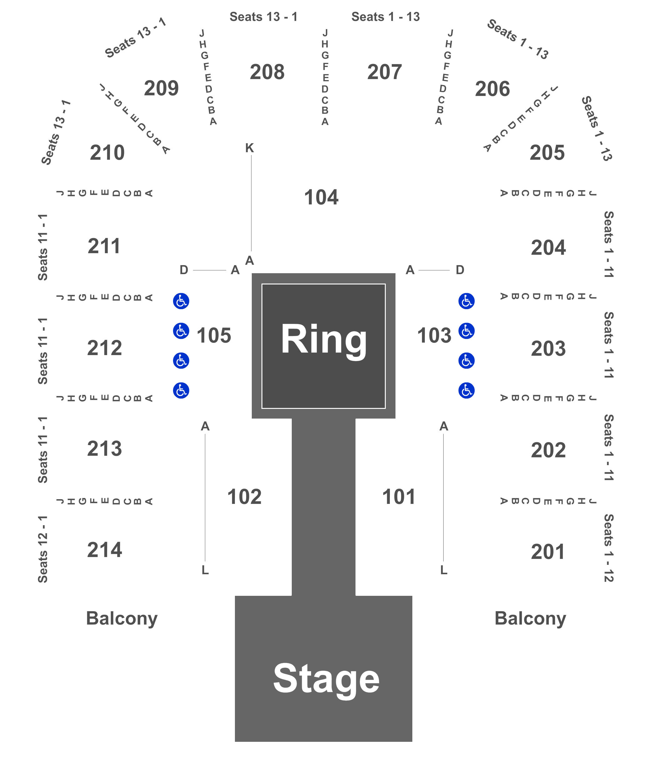 Warren Packard Music Hall Seating Chart